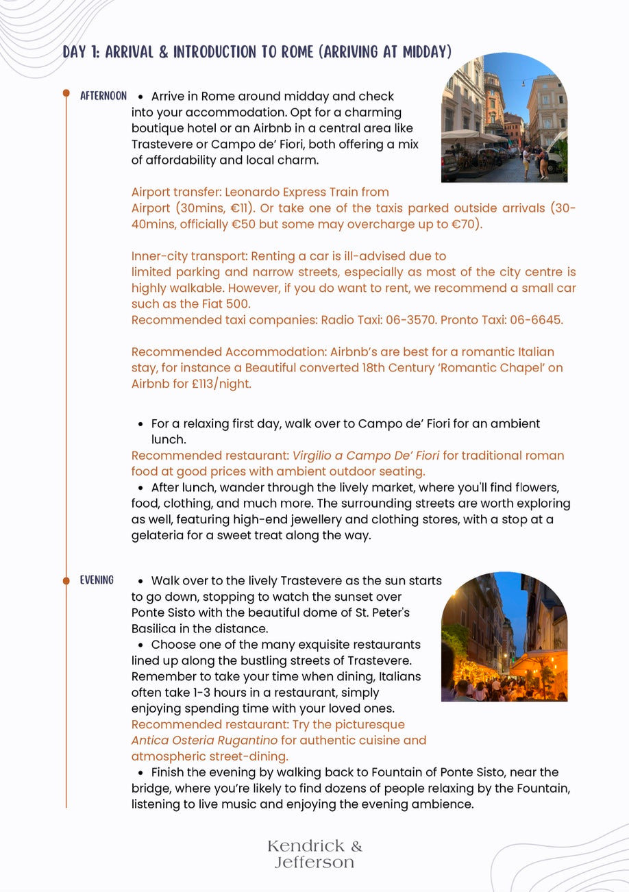 Rome 5-Day Itinerary