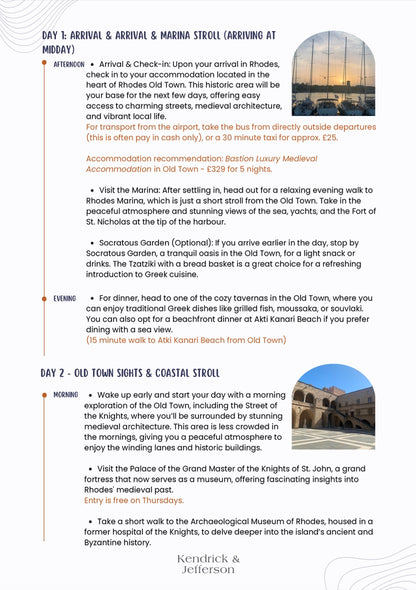 Rhodes 5-Day Itinerary